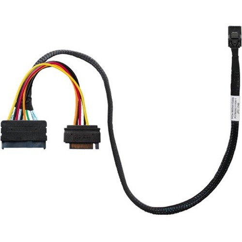 HighPoint SFF-8643 to U.2 SFF-8639 connector with 15-pin SATA Power Connector - Thumbnail 1