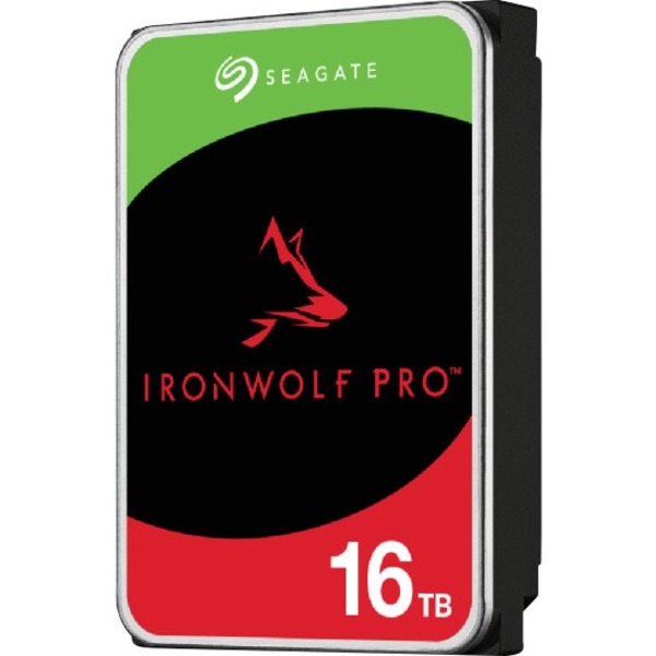 Seagate IronWolf Pro ST16000NT001 16 TB Hard Drive - 3.5" Internal - SATA (SATA/600) - Conventional Magnetic Recording (CMR) Method - Thumbnail 2