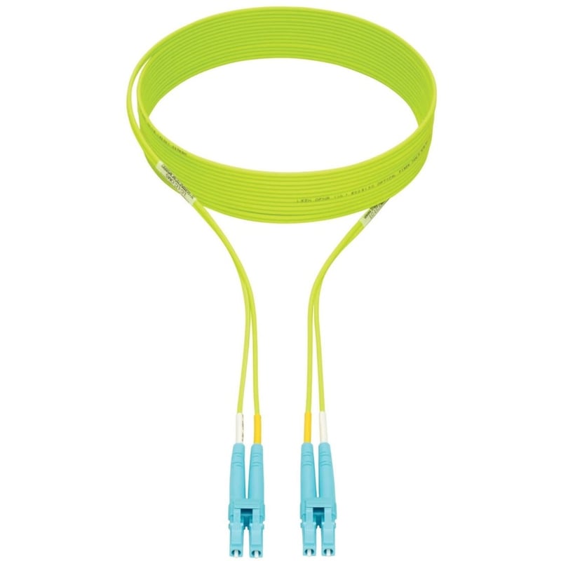 Tripp Lite by Eaton 100G Duplex Multimode 50/125 OM5 LSZH Fiber Optic Cable (LC/LC) Lime Green 3 m - Thumbnail 2