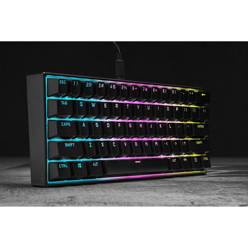 Corsair K65 RGB MINI 60% Mechanical Gaming Keyboard - CHERRY MX SPEED