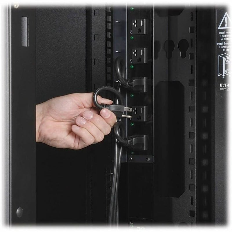 Tripp Lite by Eaton Rack Enclosure Server Cabinet 52U Standard Depth w Sides & Doors - Thumbnail 5