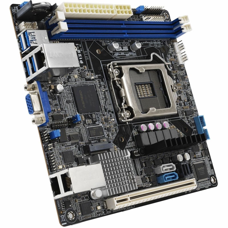 P12R-I INTEL XEON E-2300 LGA 1200 RACK OPTIMIZED MINI ITX COM - Thumbnail 1