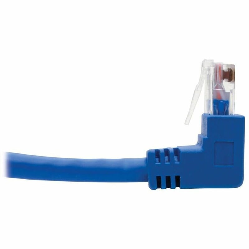 Tripp Lite by Eaton Up/Down-Angle Cat6 Gigabit Molded UTP Ethernet Cable (RJ45 Up-Angle M to RJ45 Down-Angle M) Blue 3 ft. (0.91 m) - Thumbnail 5