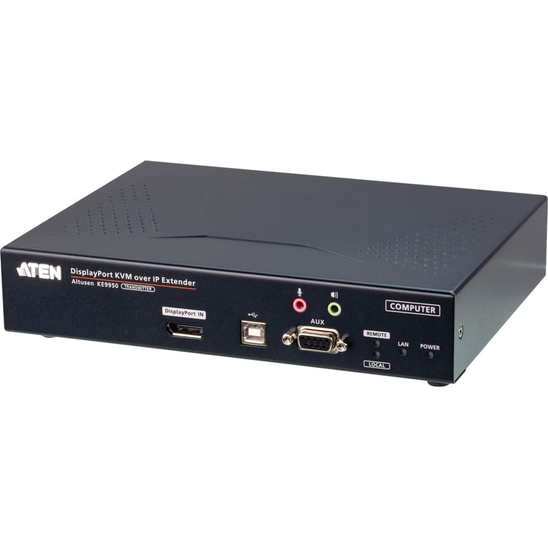 ATEN 4K DisplayPort Single Display KVM over IP Transmitter - Thumbnail 1