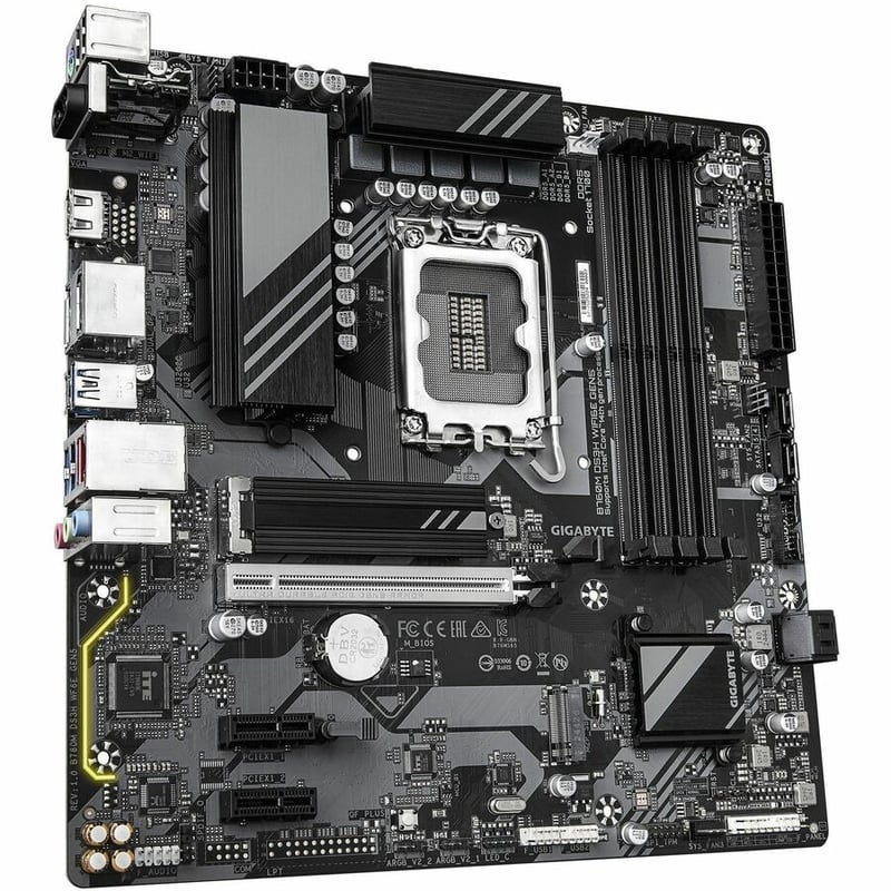 GIGABYTE B760M DS3H WIFI6E GEN5 PCIE 5.0 INTEL LGA 1700 - Thumbnail 2
