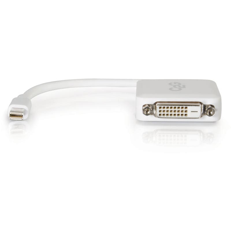 8IN MINI DISPLAYPORT TO DVI M/F WHITE - Thumbnail 2