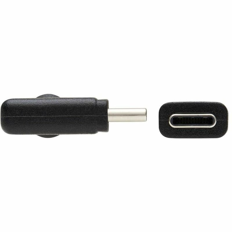 Tripp Lite by Eaton USB-C Cable (M/M) - USB 3.2 Gen 2 (10 Gbps) 5A (100W) Rating Thunderbolt 3 Compatible Right-Angle Plug 1 m (3.3 ft.) - Thumbnail 3
