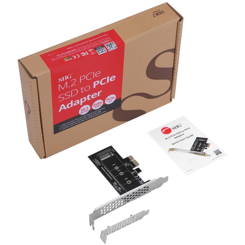 SIIG M.2 PCIe SSD to PCIe Adapter - Thumbnail 2