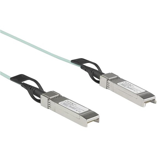 StarTech Dell EMC AOC-SFP-10G-2M Compatible 2m 10G SFP+ to SFP AOC Cable - 10GbE SFP+ Active Optical Fiber - 10Gbps SFP + Cable 6.5' - Thumbnail 1