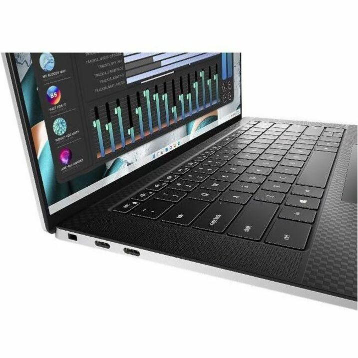 Dell XPS 15 9000 9530 15.6" Touchscreen Notebook - 3.5K - 3456 x 2160 - Intel Core i9 13th Gen i9-13900H Tetradeca-core (14 Core) - Intel Evo Platform - 32 GB Total RAM - 1 TB SSD - Platinum Silver, Black - Thumbnail 3