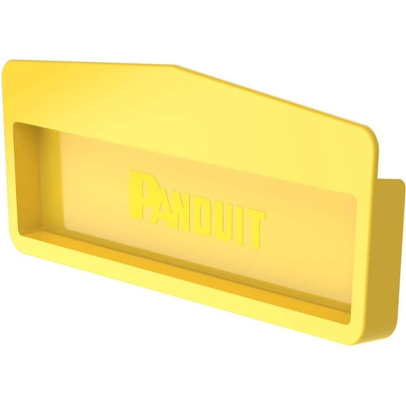 Panduit FiberRunner® End Cap, 12x4, Yellow - Thumbnail 3
