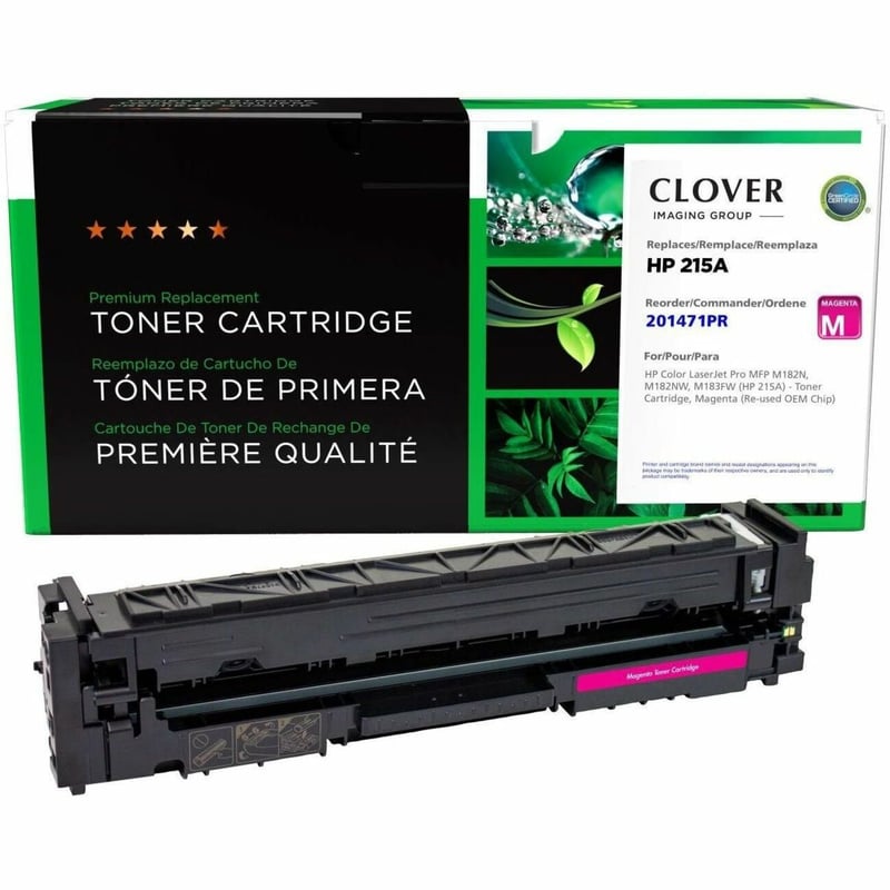 Clover Imaging Remanufactured Magenta Toner Cartridge (Reused OEM Chip) for HP 215A (W2313A) - Thumbnail 1