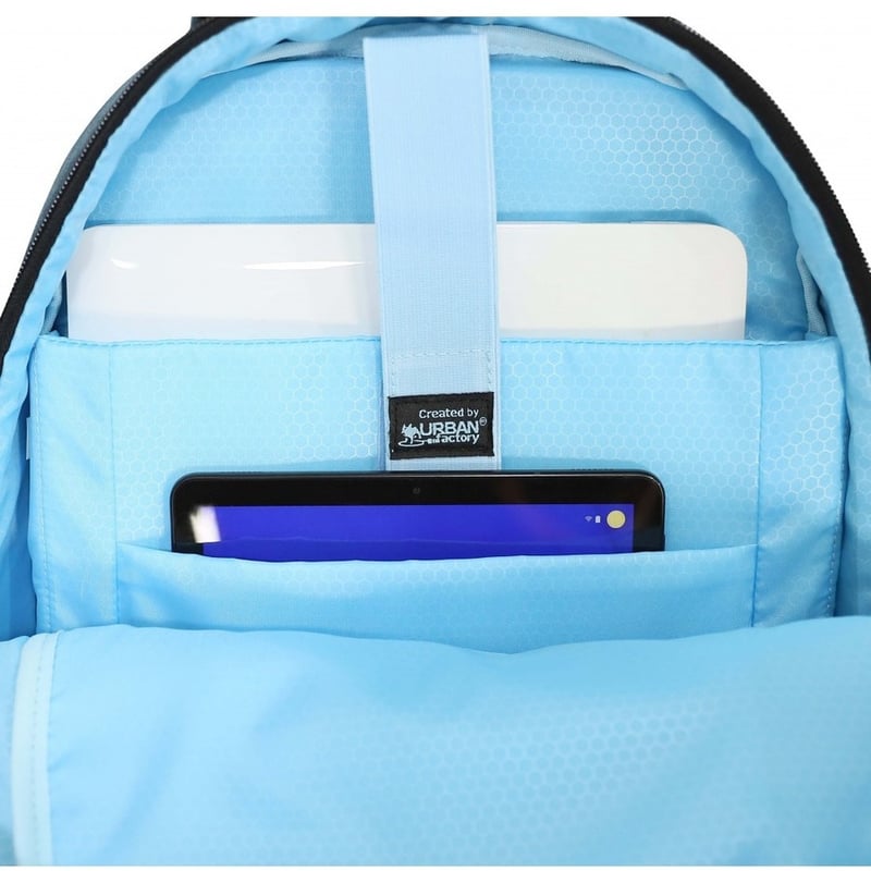 Urban Factory CYCLEE CITY Carrying Case (Backpack) for 10.5" to 15.6" Notebook - Deep Blue, Light Blue - Thumbnail 3