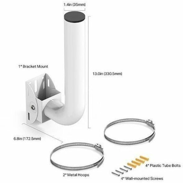 POLE/WALL MOUNT KIT OUTDOOR AP POLE/WALL MOUNT KIT FOR OUTDOOR AP - Thumbnail 4