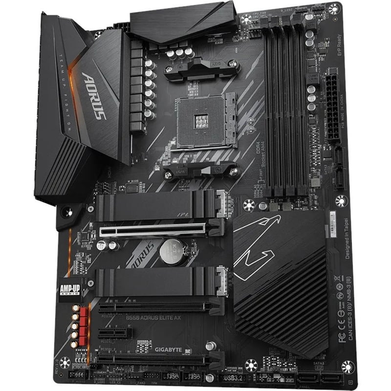 Aorus Ultra Durable B550 AORUS ELITE AX Desktop Motherboard - AMD B550 Chipset - Socket AM4 - ATX - Thumbnail 4