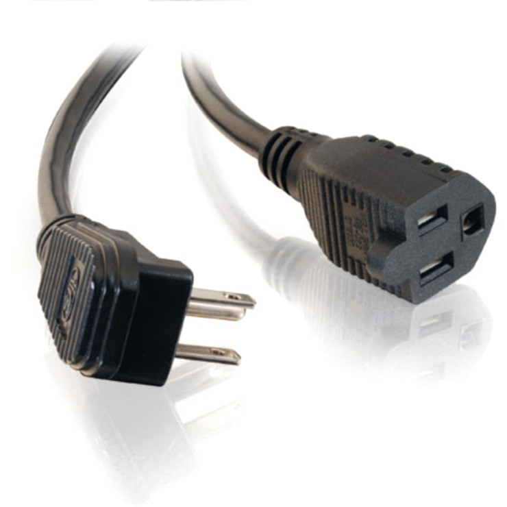 C2G 3ft 18 AWG Flat Plug Power Strip Plus (NEMA 5-15P to NEMA 5-15R) - Thumbnail 3