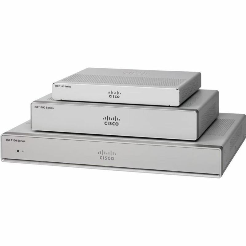 Cisco 1100-4G Ethernet Wireless Integrated Services Router - Thumbnail 1