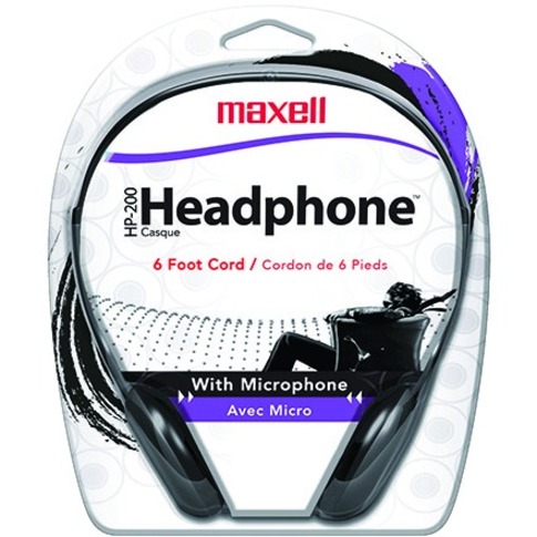 Maxell HP200MIC 199929 Headset - Thumbnail 2