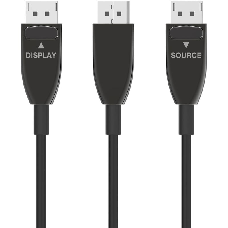 4XEM 25M 82ft Active Optical Fiber 1.4 DisplayPort Cable - Thumbnail 1