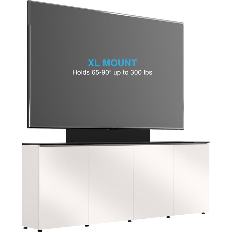 Salamander Designs 4 Bay, Single XL Monitor Low-profile, Wall Cabinet - Thumbnail 1