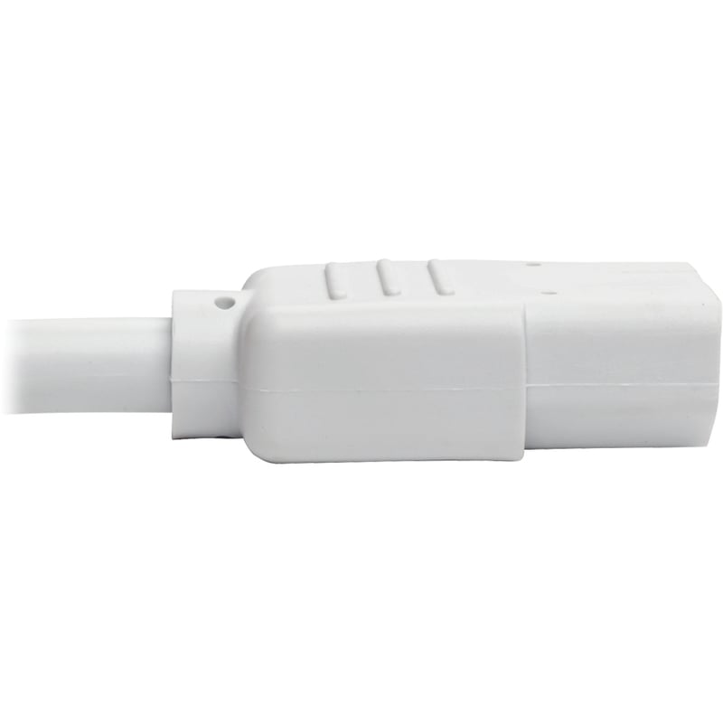 Eaton Tripp Lite Series Heavy-Duty PDU Power Cord, C13 to C14 - 15A, 250V, 14 AWG, 3 ft. (0.91 m), White - Thumbnail 4