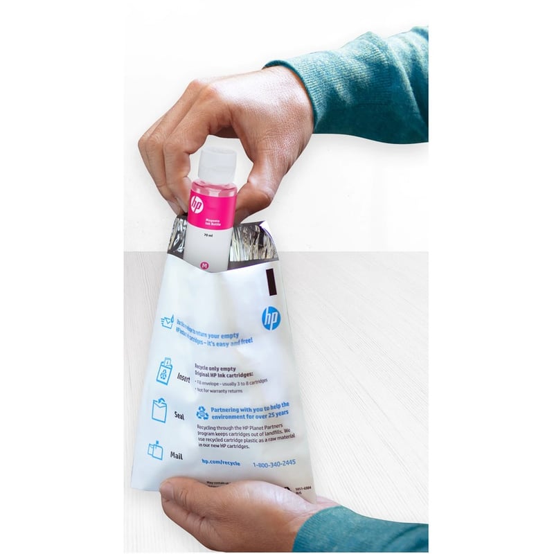 HP 31 70ML CYAN BOTTLED INK CARTRIDGE - Thumbnail 2