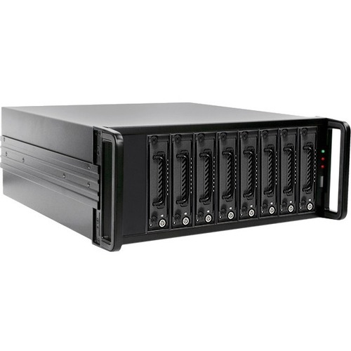 RAIDage JAGE480HD-TG Drive Enclosure 12Gb/s SAS, SATA/600 - Mini-SAS HD Host Interface - 4U Rack-mountable - Black - Thumbnail 1