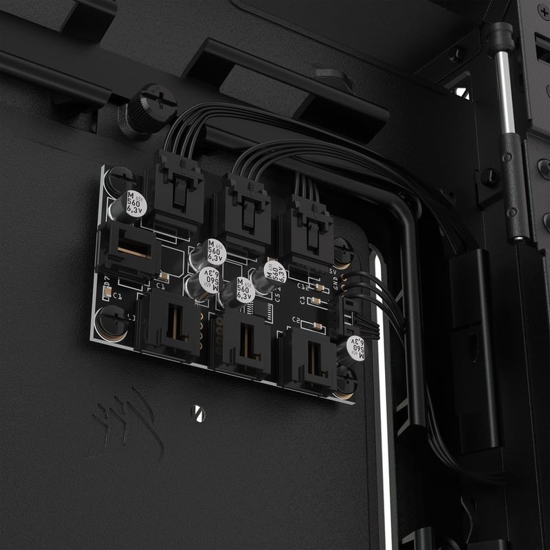 Corsair iCUE 5000X RGB Tempered Glass Mid-Tower ATX PC Smart Case - Black