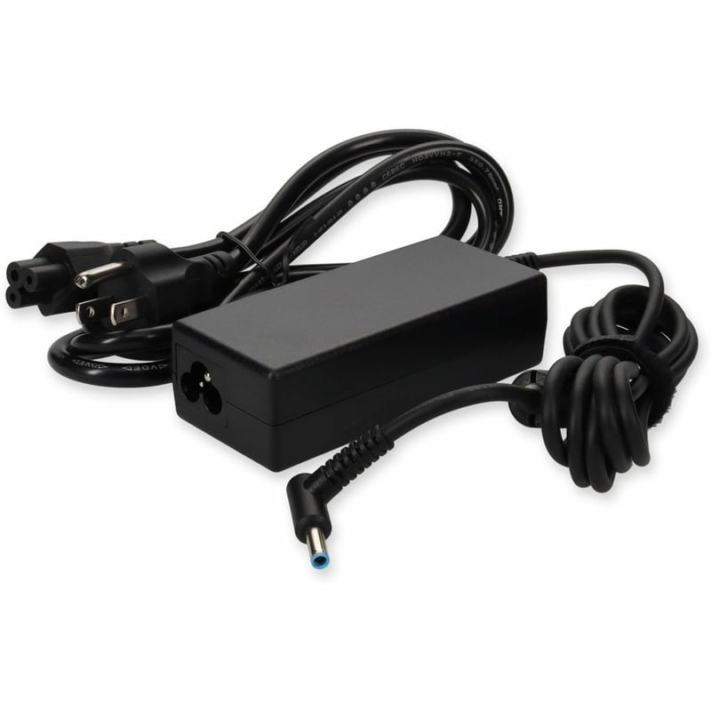 HP H6Y88AA Compatible 45W 19.5V at 2.31A Black 4.5 mm x 3.0 mm Laptop Power Adapter and Cable - Thumbnail 1