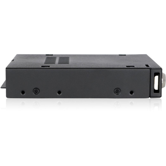 Icy Dock MB601VK-B Drive Bay Adapter for 3.5" - U.2 (SFF-8639) Host Interface Internal - Matte Black