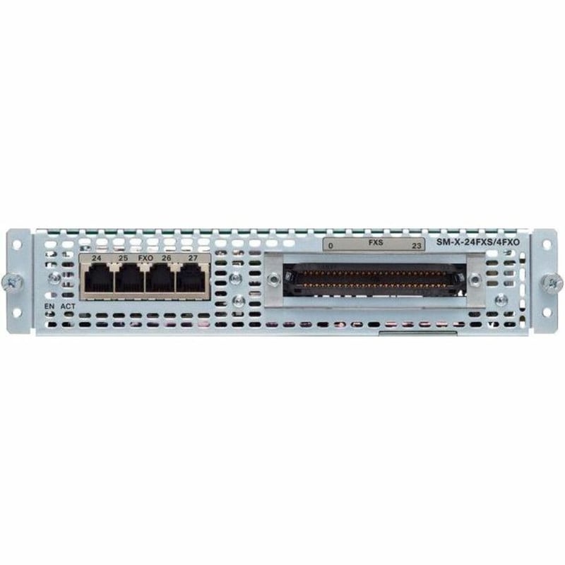 Cisco Single-Wide High Density Analog Voice Service Module with 24 FXS and 4 FXO