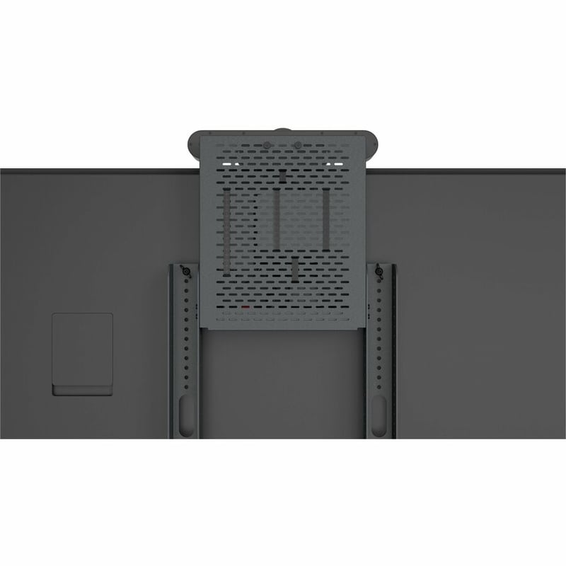 Heckler Design Mounting Panel for Camera, Video Conferencing Camera, Power Adapter, PTZ Camera, Video Bar, Sound Bar Speaker, Power Strip - Black Gray - Thumbnail 2