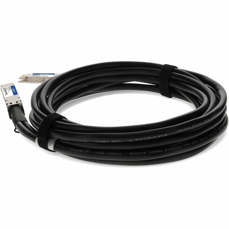 AddOn Dell® 470-ACUI Compatible TAA Compliant 200GBase-CU QSFPDD Direct Attach Cable (Passive Twinax, 0.5m) - Thumbnail 3