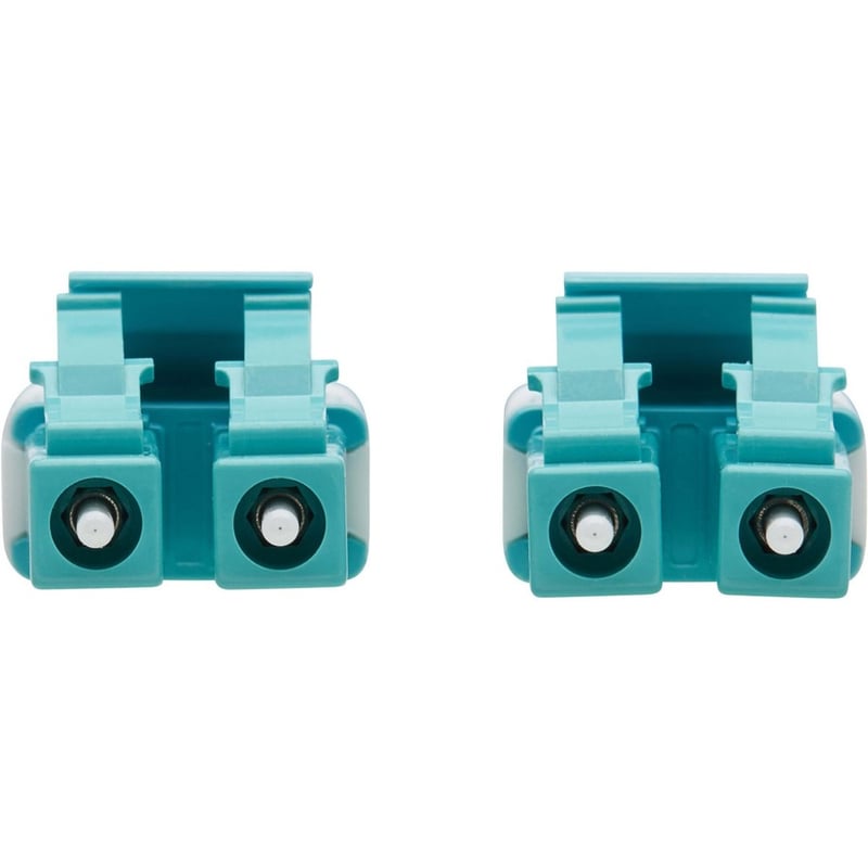 Eaton Tripp Lite Series 100G Duplex Multimode 50/125 OM4 Armored Fiber Optic Cable (LC/LC Duplex M/M), LSZH, Aqua, 100 m (328 ft.) - Thumbnail 3