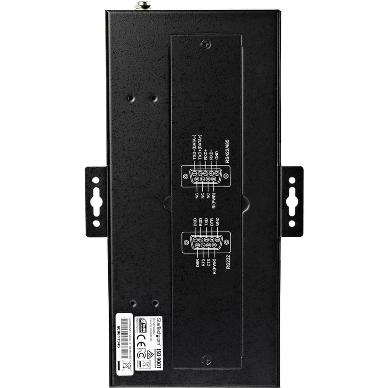 StarTech.com USB to RS232/RS485/RS422 8 Port Serial Hub Adapter - Industrial Metal USB 2.0 to DB9 Serial Converter - Din Rail Mountable - Thumbnail 3
