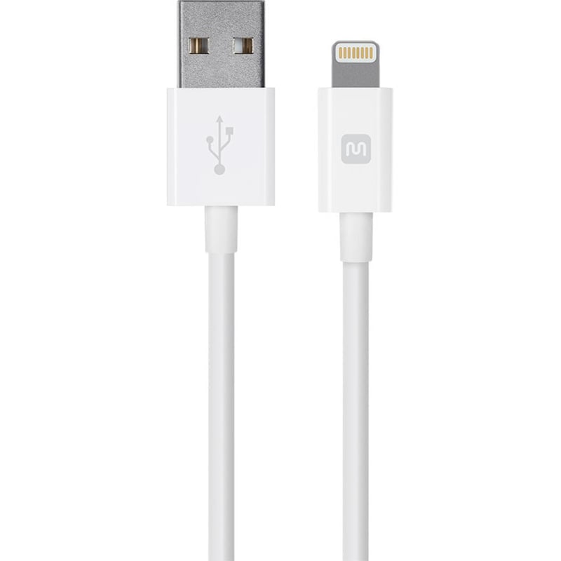 SELECT SERIES APPLE MFI CERTIFIED LIGHTNING TO USB CHARGE & SYNC CABLE, 10FT WHI - Thumbnail 2