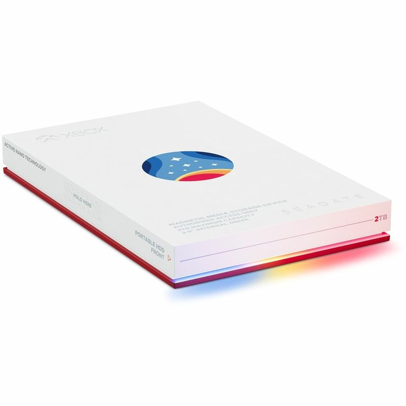 Seagate FireCuda STMJ2000400 2 TB Portable Hard Drive - External - White - Thumbnail 4