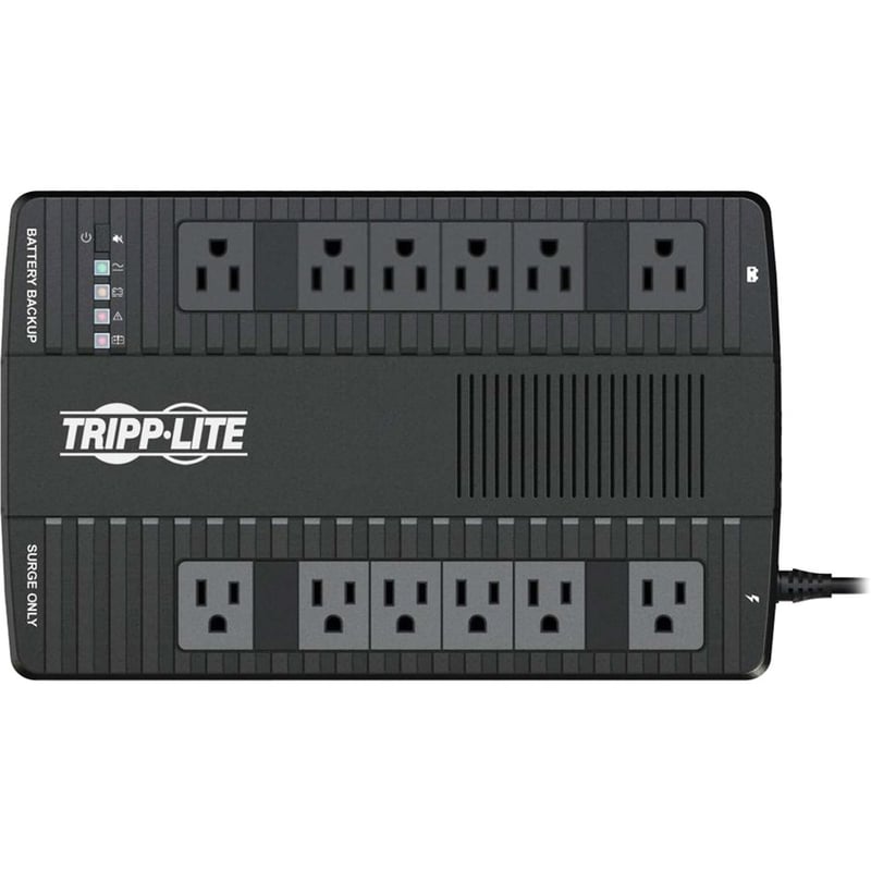 Tripp Lite by Eaton UPS 550VA 340W 120V Line-Interactive UPS - 12 NEMA 5-15R Outlets Double-Boost AVR USB Desktop/Wall-Mount - Thumbnail 5