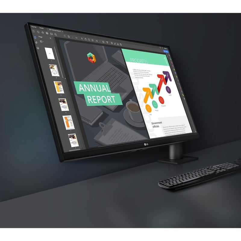 LG 27BN88Q-B 27" Class WQHD LCD Monitor - 16:9 - Textured Black