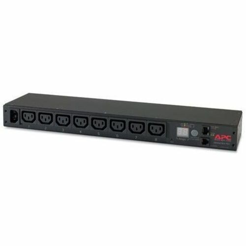 APC by Schneider Electric Rack PDU, Metered, 1U, 12A/208V, 10A/230V, (8) C13 - Thumbnail 1