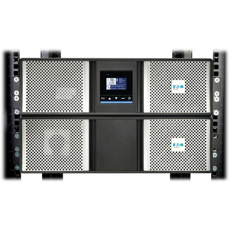 9PX 5KVA/KW 208/120V ONLINE UPS L6-30P INPUT 6X 5-20R 1X L6-30R 6U - Thumbnail 2