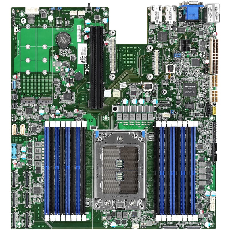 Tyan Tomcat SX S8026 Server Motherboard - AMD Chipset - Socket SP3 - Extended ATX - Thumbnail 1