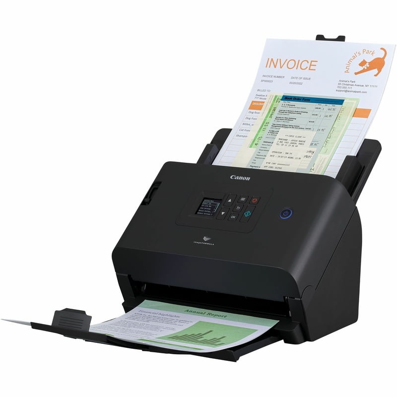 Canon imageFORMULA DR-S250N Sheetfed Scanner - 600 dpi Optical - Thumbnail 1