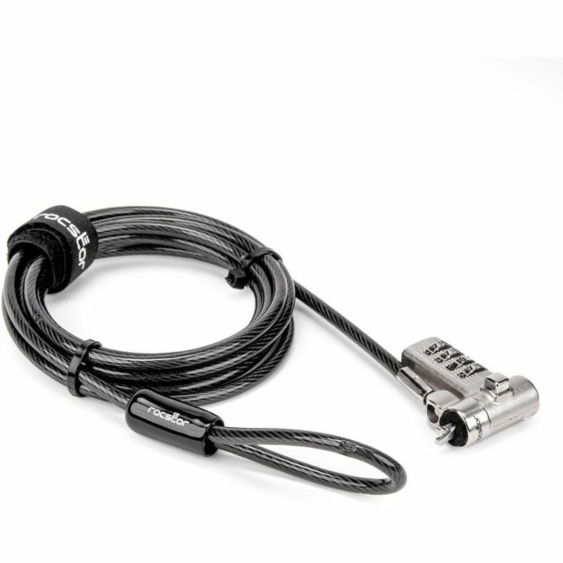 Rocstor Universal Switchable Built-in 3-IN-1 Combination Security Laptop Lock - Thumbnail 4