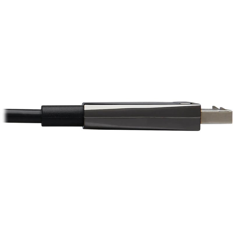 Tripp Lite by Eaton DisplayPort Active Optical Cable (AOC), 8K 60 Hz (M/M), CL3 Rated, Latching Connectors, Black, 25 m (82 ft.) - Thumbnail 4
