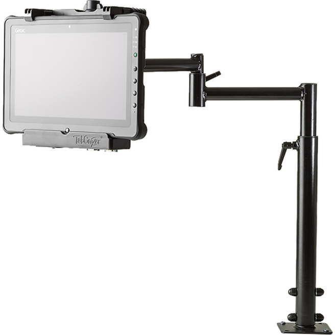 Gamber-Johnson Mounting Arm for Flat Panel Display, Docking Station, Tablet - Black Powder Coat - Thumbnail 4