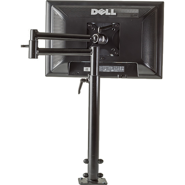Gamber-Johnson Mounting Arm for Flat Panel Display, Docking Station, Tablet - Black Powder Coat - Thumbnail 2