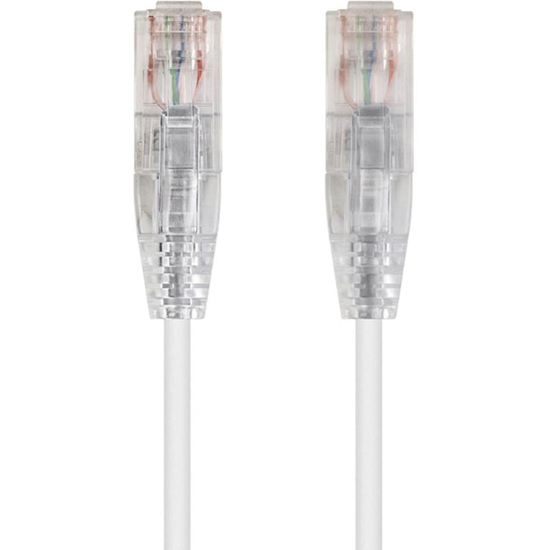 SLIMRUN CAT6 UTP CABLE-2FT WHITE - Thumbnail 1
