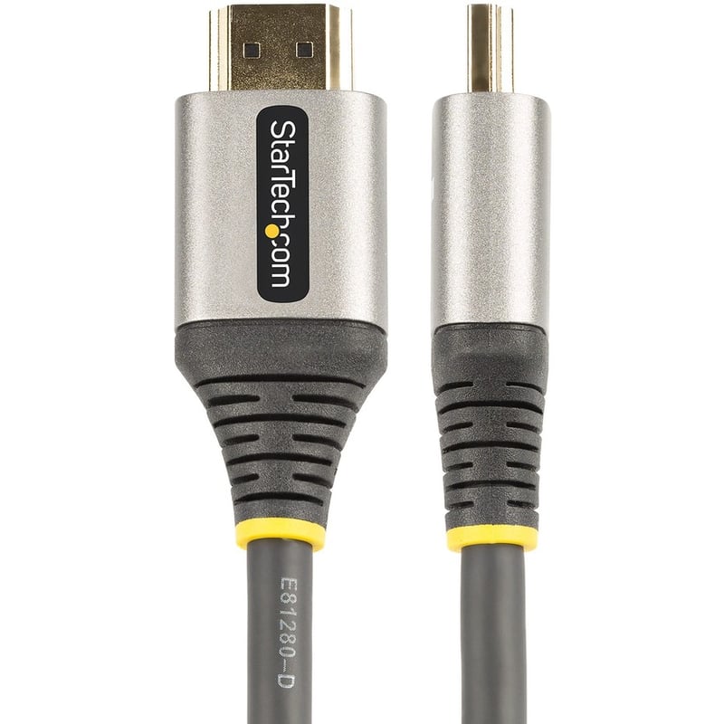 StarTech.com 6ft (2m) Premium Certified HDMI 2.0 Cable, High Speed Ultra HD 4K 60Hz HDMI Cable with Ethernet, HDR10, UHD HDMI Monitor Cord - Thumbnail 2