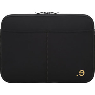 be.ez Carrying Case (Sleeve) for 15" to 15.4" Notebook - Black, Saffron - Thumbnail 2